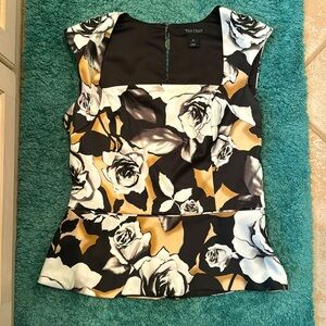 White House Black Market Sleeveless Dress Top